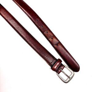 Polo Ralph Lauren Mens Brown Textured Leather Belt 36